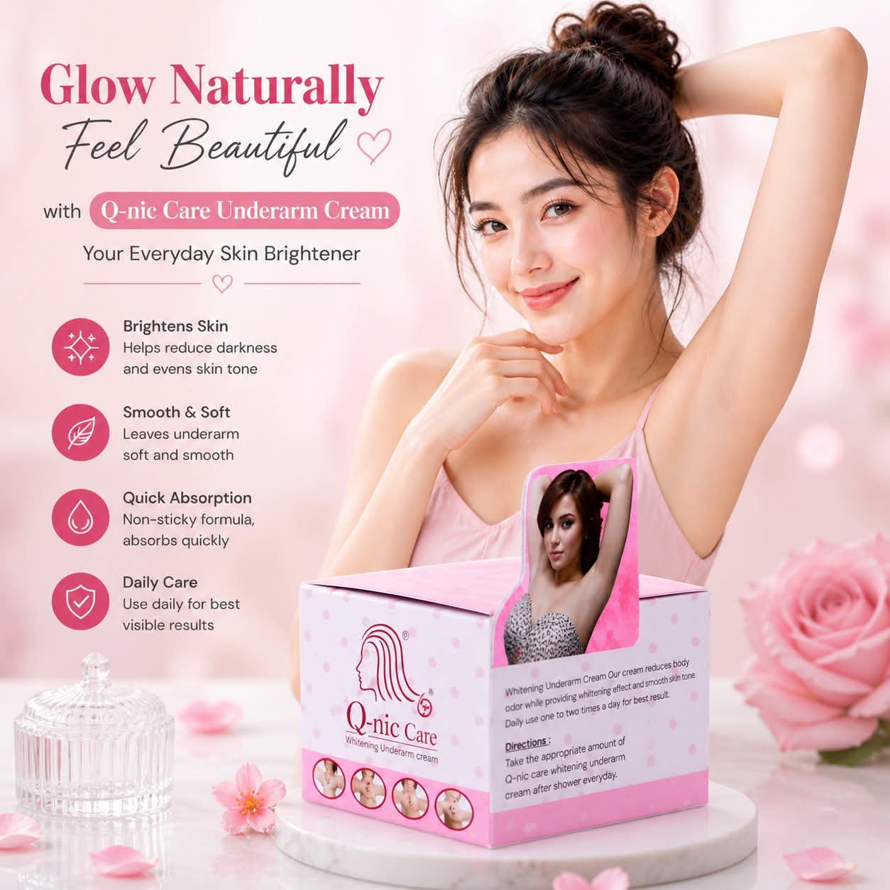 Q-nic care underarm Cream